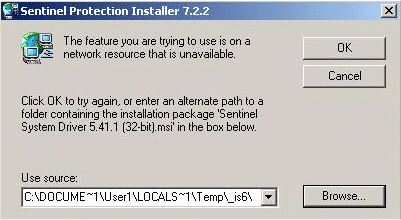 sentinel protection installer windows 10